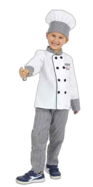 CUOCO CHEF - COSTUME CARNEVALE E FESTE A TEMA