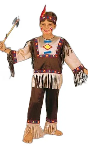 INDIANO D'AMERICA GUERRIERO PELLEROSSA PIUMA DI FALCO
