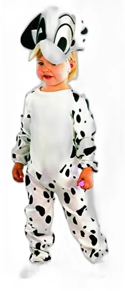 DALMATA CAGNOLINO ALLA CARICA  - COSTUME CARNEVALE E FESTE A TEMA