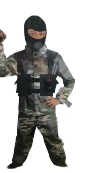 DESERT ATTACK SOLDATO FULL ACCESSORI DELUXE  - COSTUMI CARNEVALE E FESTE A TEMA