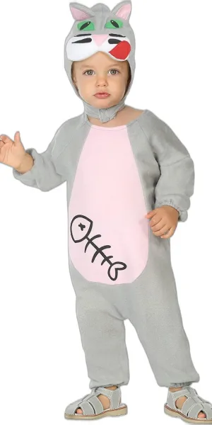 GATTINO GATTO CUCCIOLO MICIO RE DELLE LISCHE - COSTUME CARNEVALE E FESTE A TEMA