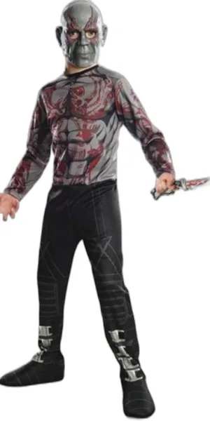 DRAX GUARDIANI DELLA GALASSIA ORIGINAL - MARVEL . COSTUME CARNEVALE E FESTE A TEMA