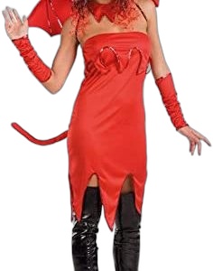 DIAVOLETTA DIAVOLESSA DEMONE - COSTUME HALLOWEEN CARNEVALE E FESTE  A TEMA