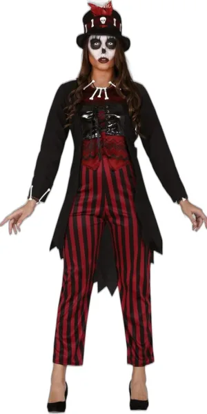 MAGA STREGA VODOO - COSTUME HALLOWEEN CARNEVALE E FESTE  A TEMA