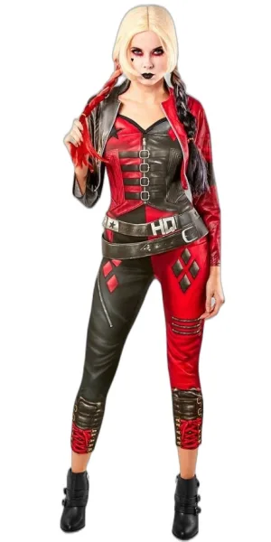 HARLEY QUINN DC COMICS SUICIDE SQUAD DELUXE - COSTUME HALLOWEEN E FESTE A TEMA