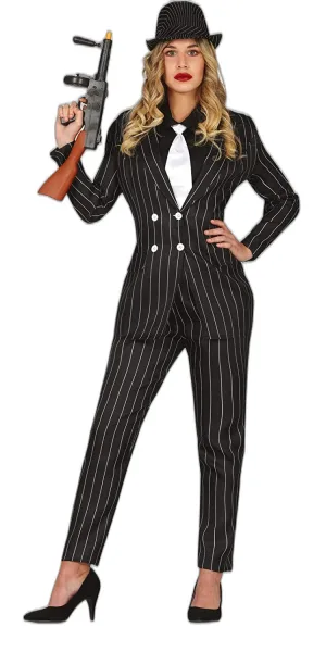 GANGSTER CHICAGO AL CAPONE - COSTUME CARNEVALE E FESTE A TEMA