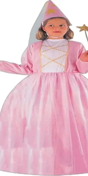 FATA ROSA CON CAPPELLO - COSTUME CARNEVALE E FESTE A TEMA