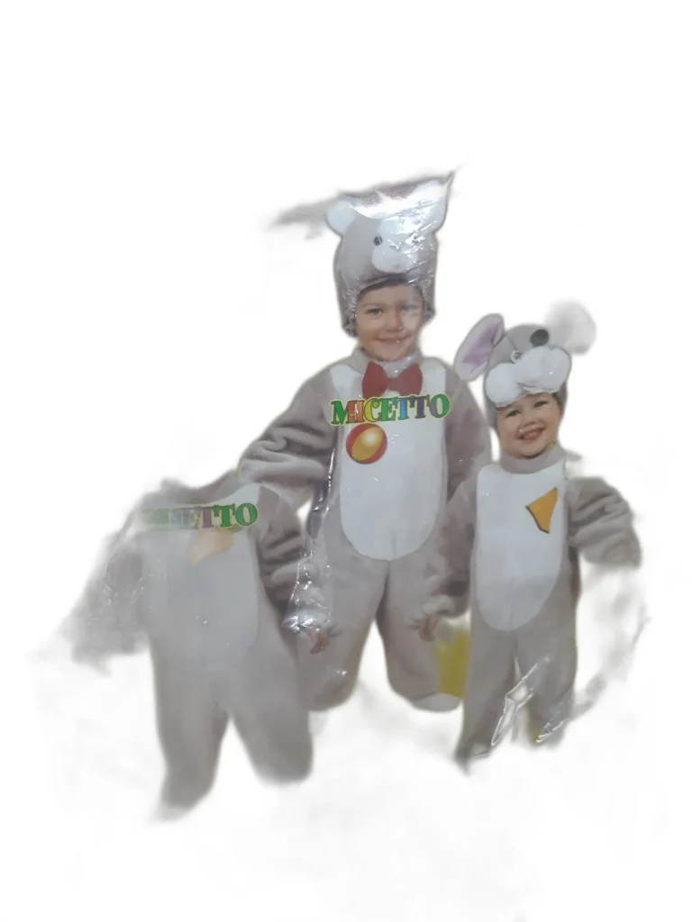 CONIGLIETTO  GATTINO TOPOLINO 3 x1