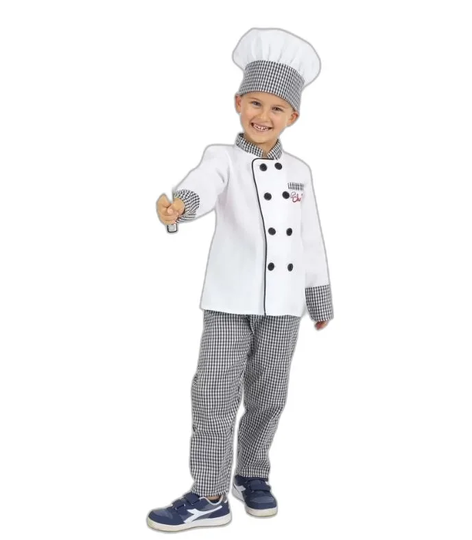CUOCO CHEF - COSTUME CARNEVALE E FESTE A TEMA