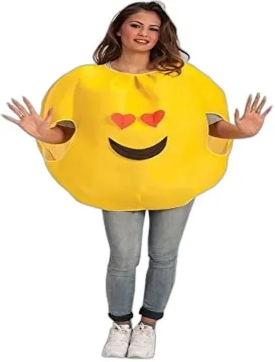 EMOTICON CUORE- COSTUME CARNEVALE FESTE A TEMA