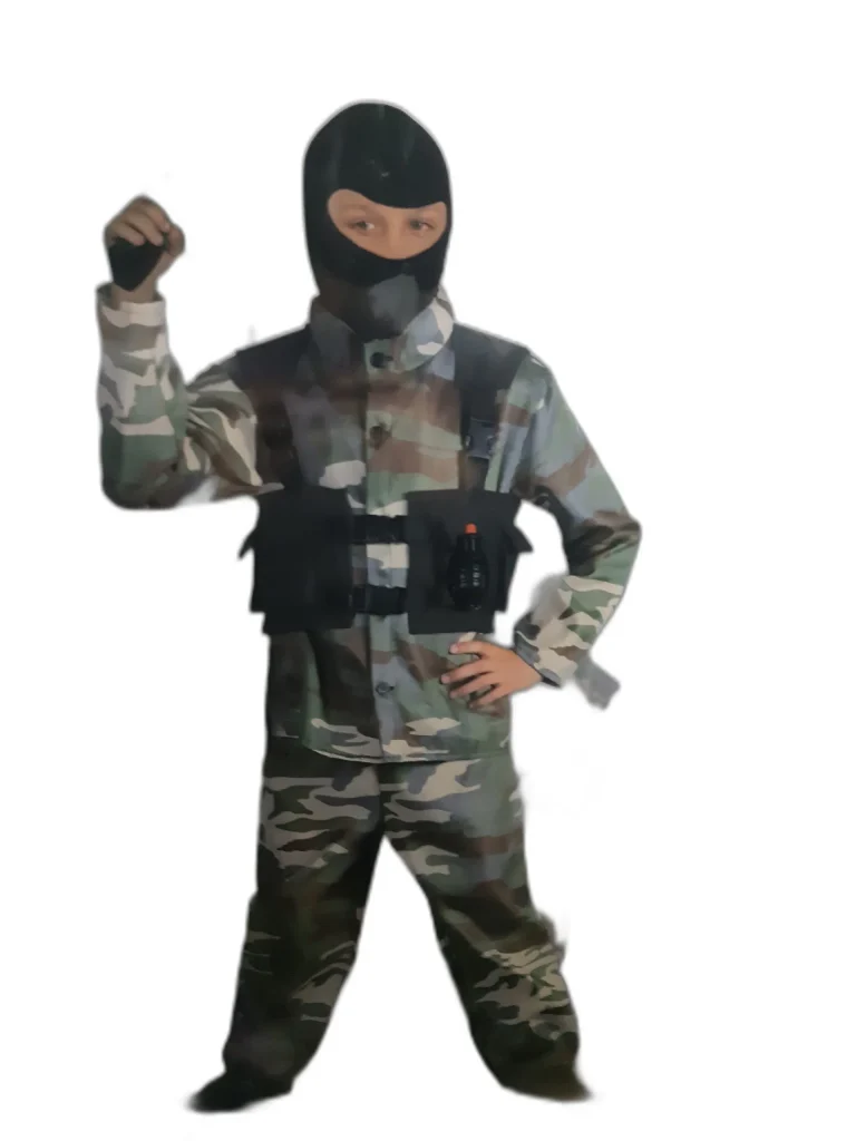 DESERT ATTACK SOLDATO FULL ACCESSORI DELUXE  - COSTUMI CARNEVALE E FESTE A TEMA