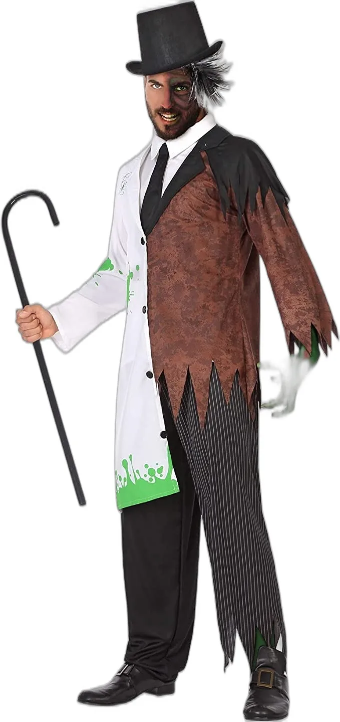 JEKYLL E HYDE TWOFACE- COSTUME HALLOWEEN CARNEVALE E FESTE  A TEMA