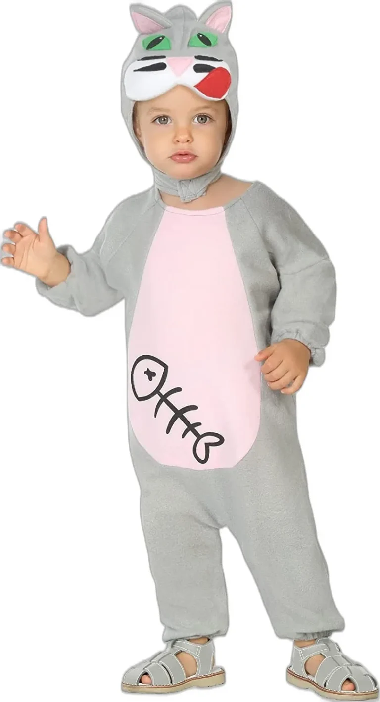 GATTINO GATTO CUCCIOLO MICIO RE DELLE LISCHE - COSTUME CARNEVALE E FESTE A TEMA