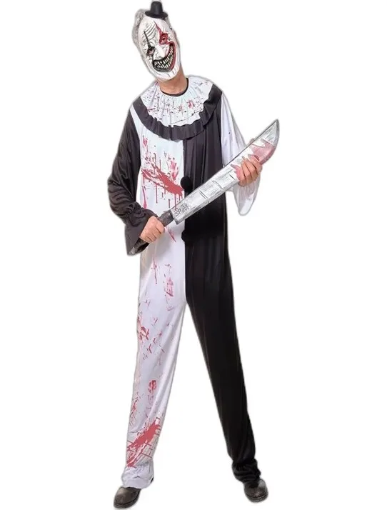 PAGLIACCIO MALVAGIO SENZA PIETA' CIRCUSSHELL - COSTUME HALLOWEEN E FESTE  A TEMA