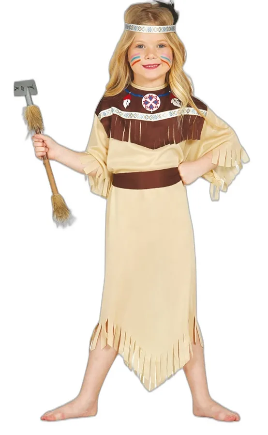 INDIANA PRINCIPESSA PELLEROSSA FAR WEST - COSTUME CARNEVALE E FESTE A TEMA