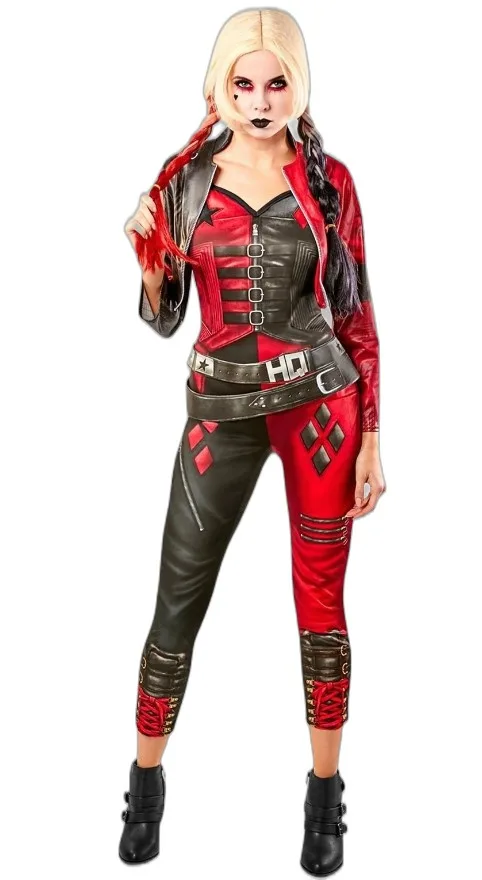 HARLEY QUINN DC COMICS SUICIDE SQUAD DELUXE - COSTUME HALLOWEEN E FESTE  A TEMA