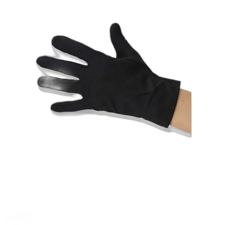 GUANTI NERI 24cm - ACCESSORI CARNEVALE E FESTE A TEMA